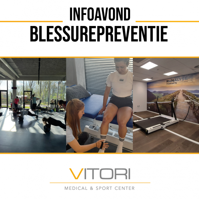 Infoavond Blessurepreventie Infoavond blessurepreventie